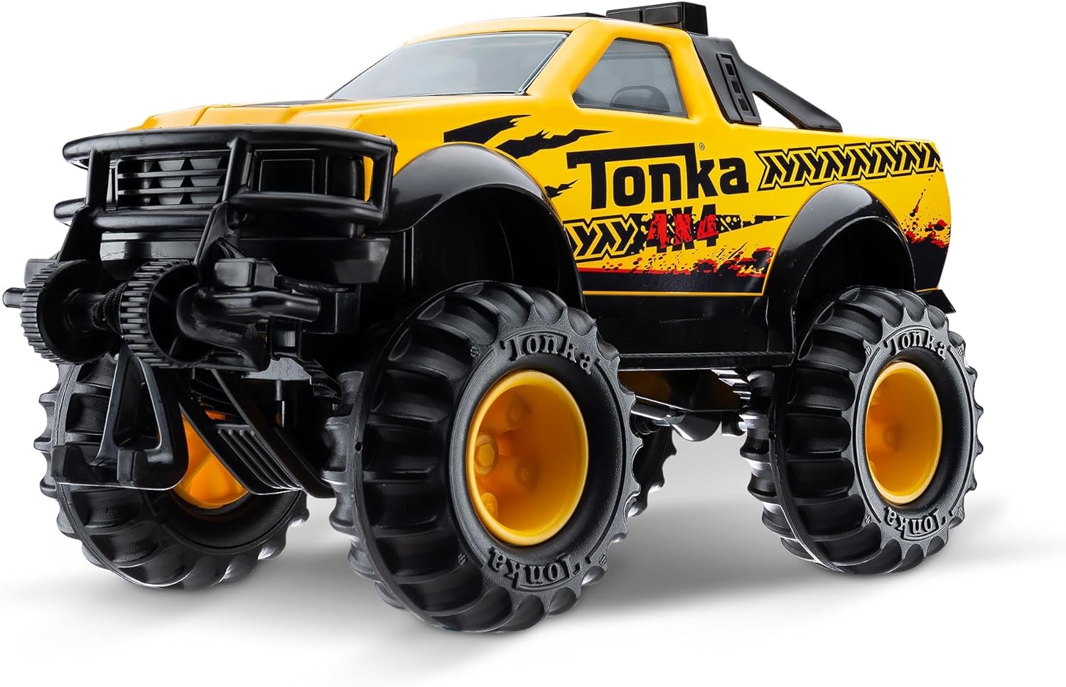 Tonka Steel Classics 4x4 Pickup Truck - Made with Steel & Sturdy Plastic, Yellow Toy...