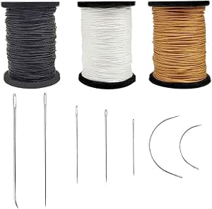 Topus Extra Strong Upholstery Repair Sewing Thread Kit and Heavy Duty Household Hand...