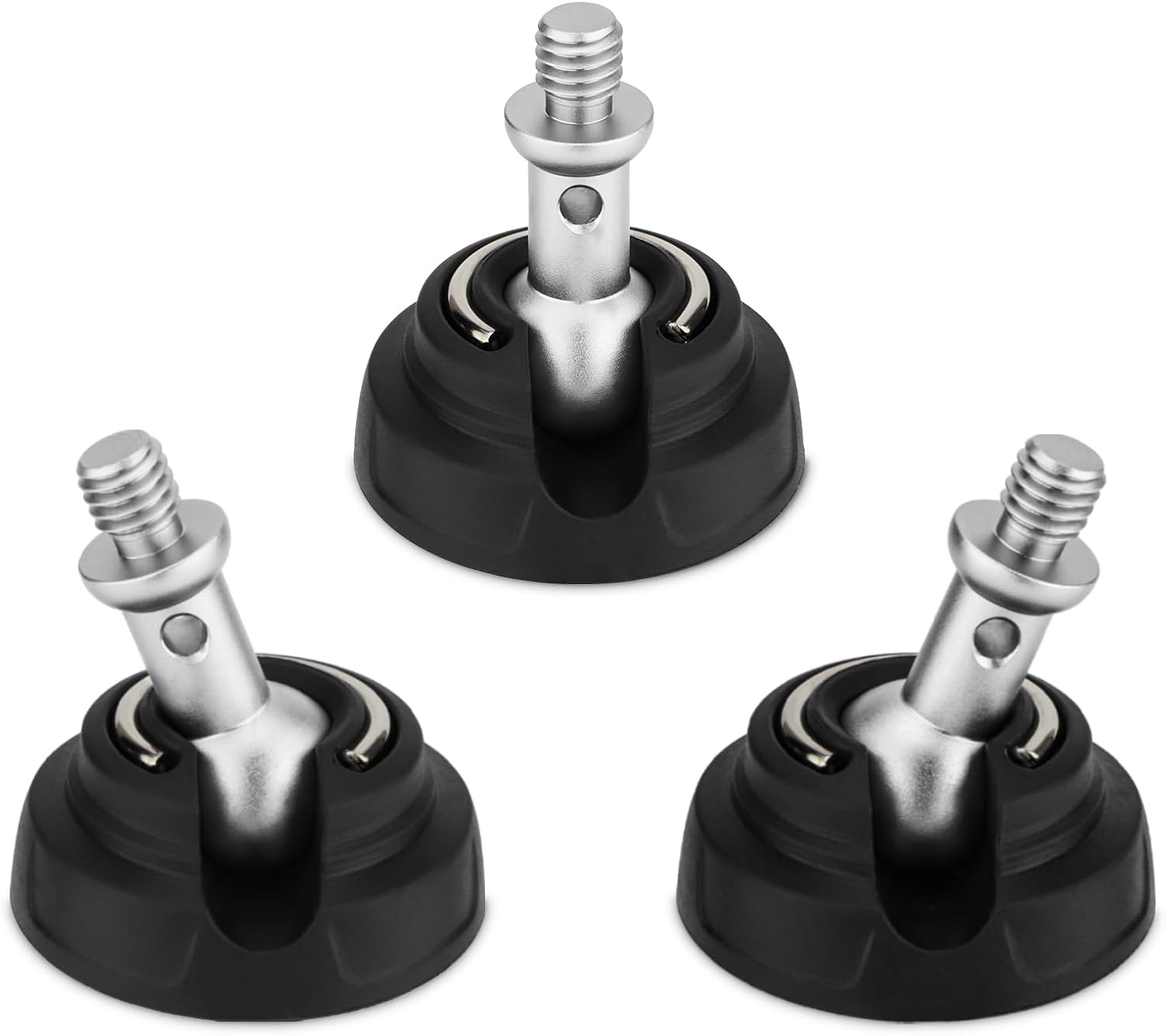 Tripod Rubber Feet with 3/8" Screw,Universal Anti-Slip Thread Big Tripod Feet for 3/8" Screw...