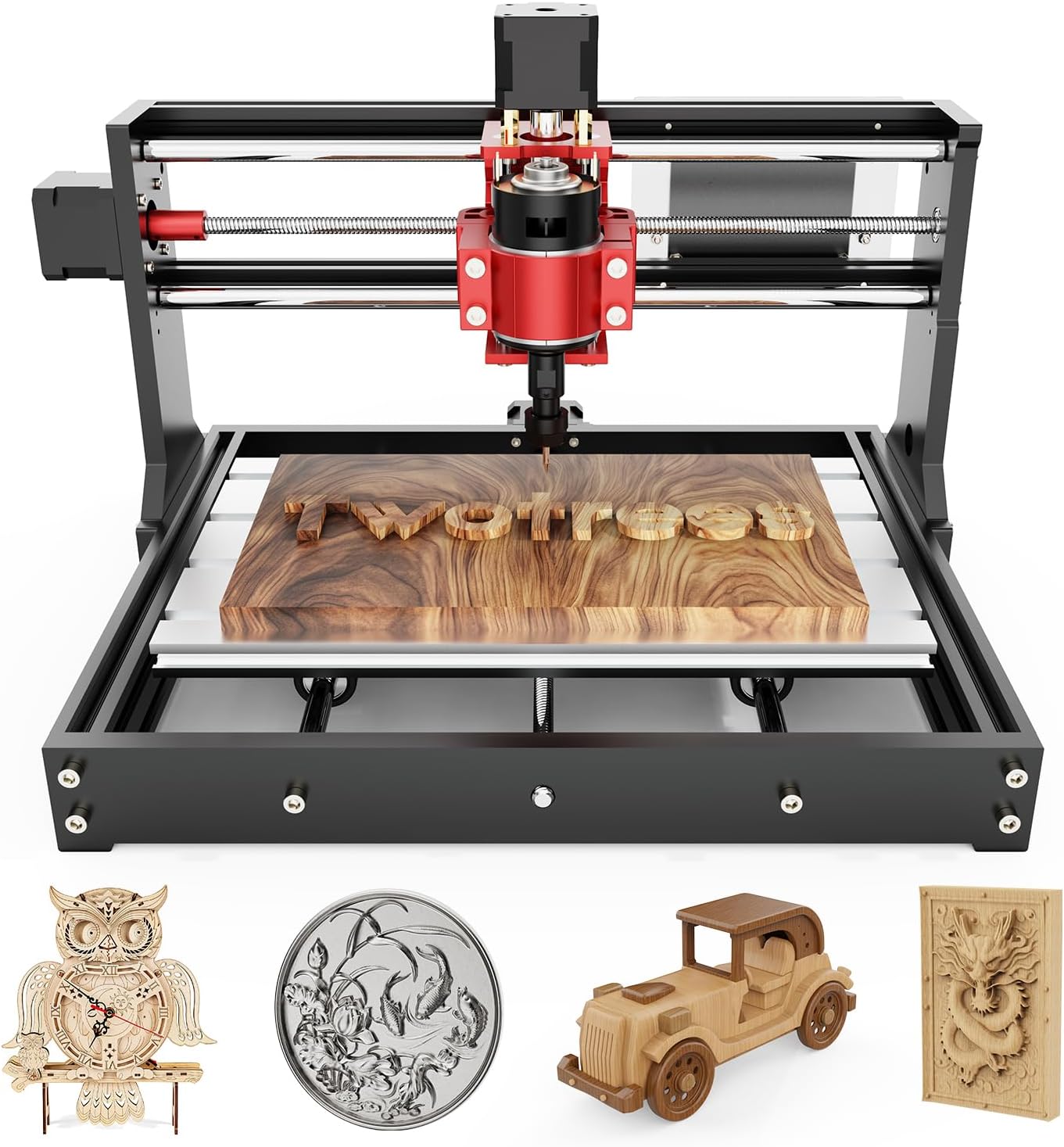 TTC3018 Pro CNC Router Machine,Desktop CNC Engraving Machine Upgraded 3-Axis Engraving...