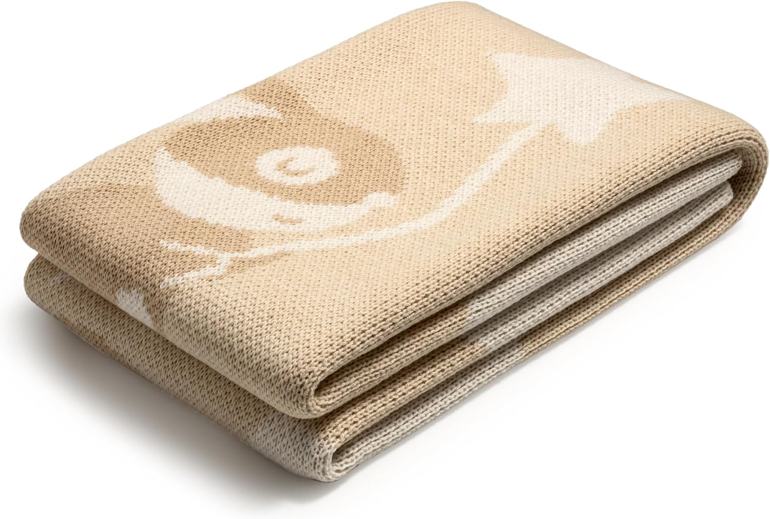 tweezi 100% Organic Cotton Baby Blanket – Soft Knitted Breathable Swaddle Blanket for Crib...