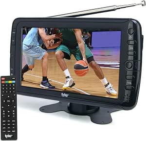 Tyler 7" Portable TV LCD Monitor Rechargeable Battery Powered Wireless Capability HD-TV...