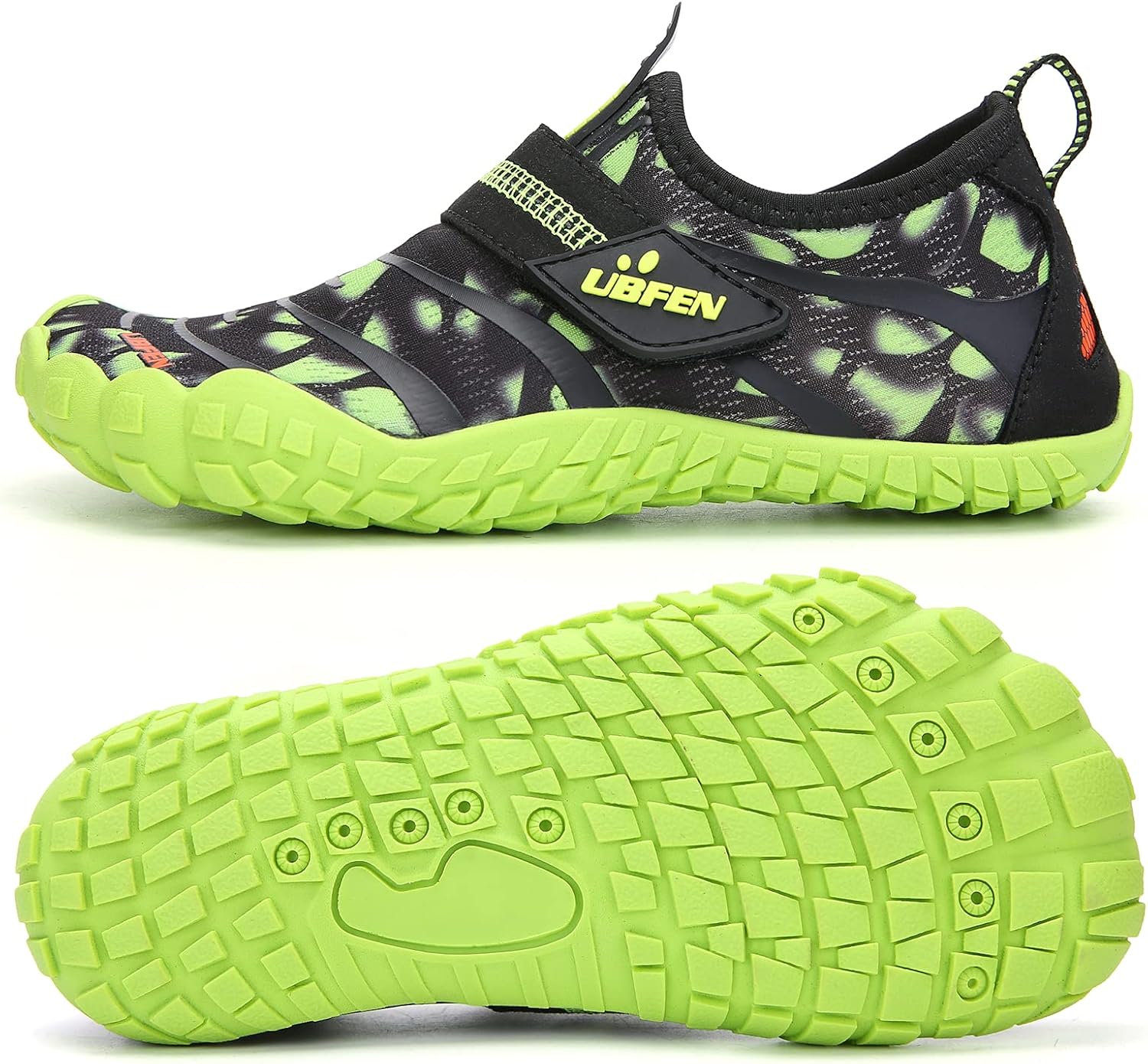 UBFEN Water Shoes for Kids Boys Girls Aqua Socks Barefoot Beach Sports Swim Pool Quick Dry...