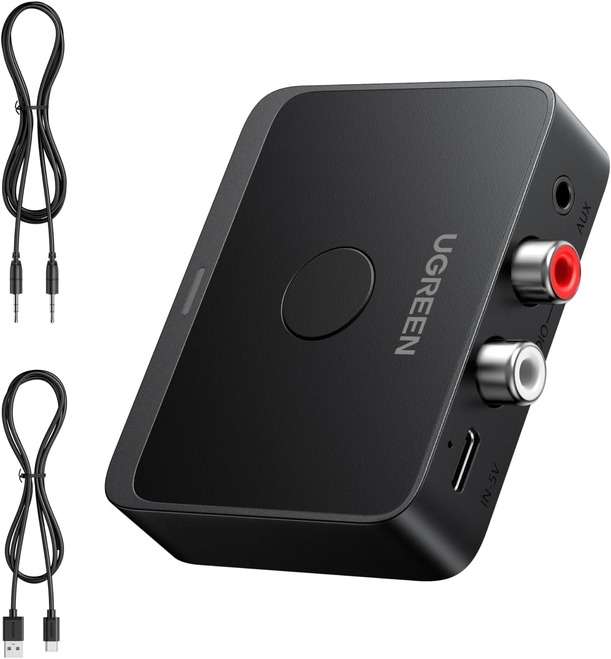 UGREEN Bluetooth 6.0 Receiver with LDAC, Hi-Res Wireless Audio Adapter with Low Latency, for...
