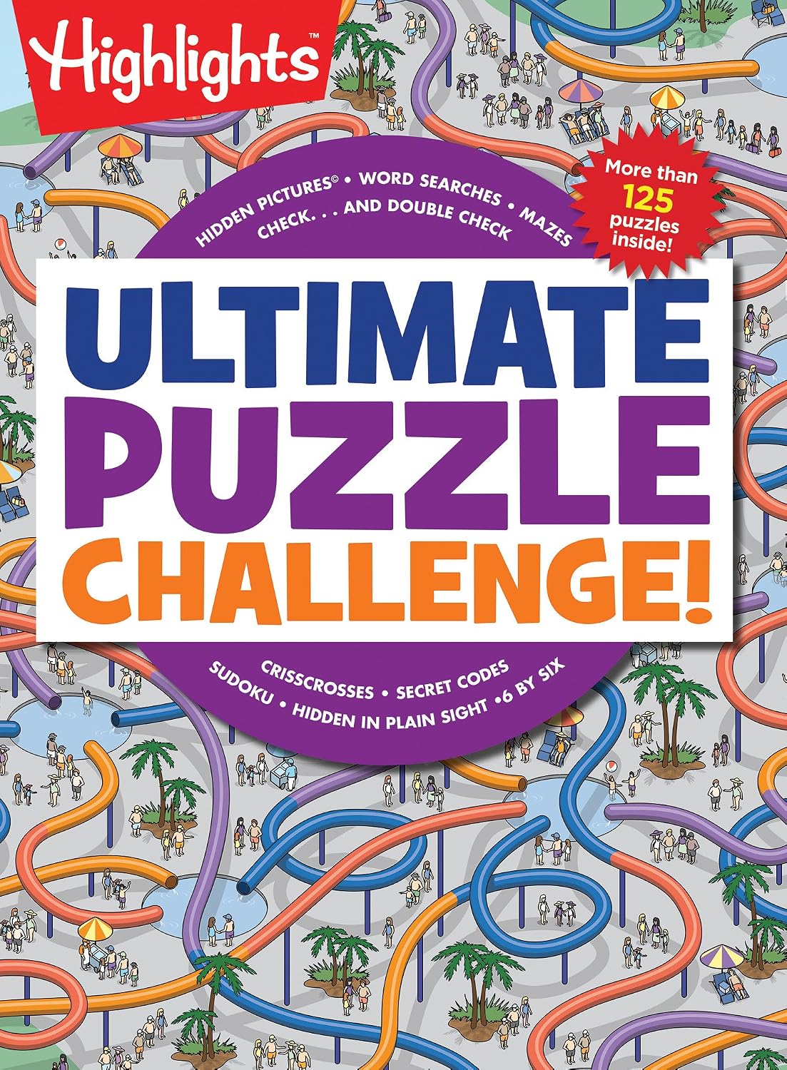 Ultimate Puzzle Challenge!: 125+ Brain Games for Kids, Mazes, Brain Teasers, Word Searches...
