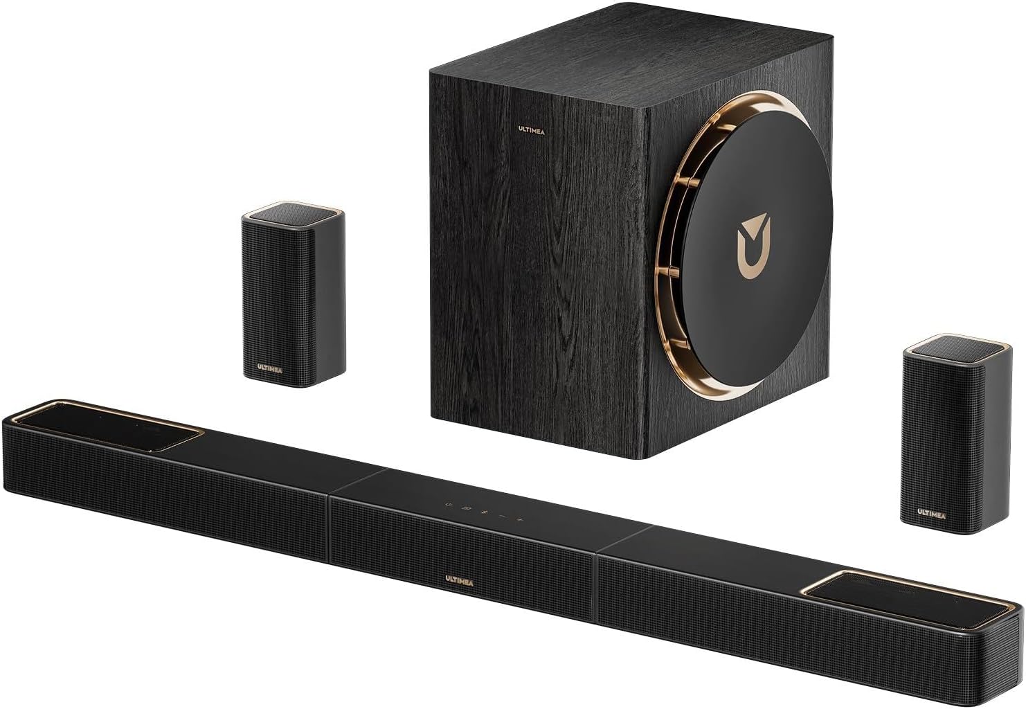 ULTIMEA Skywave X50 5.1.4ch Wireless Surround Sound System for TV, 760W Professional Sound...