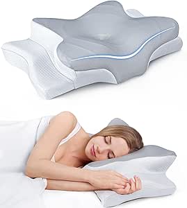 Ultra Pain Relief Cooling Pillow for Neck Support, Adjustable Cervical Pillow Cozy Sleeping...