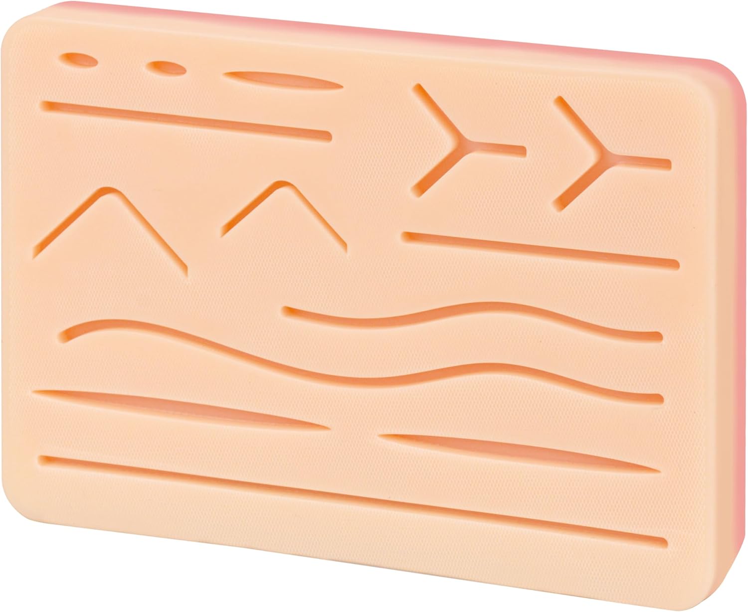 Ultrassist Suture Practice Pad with Embedded Mesh, 3-Layer Silicone Suture Training Pad for...