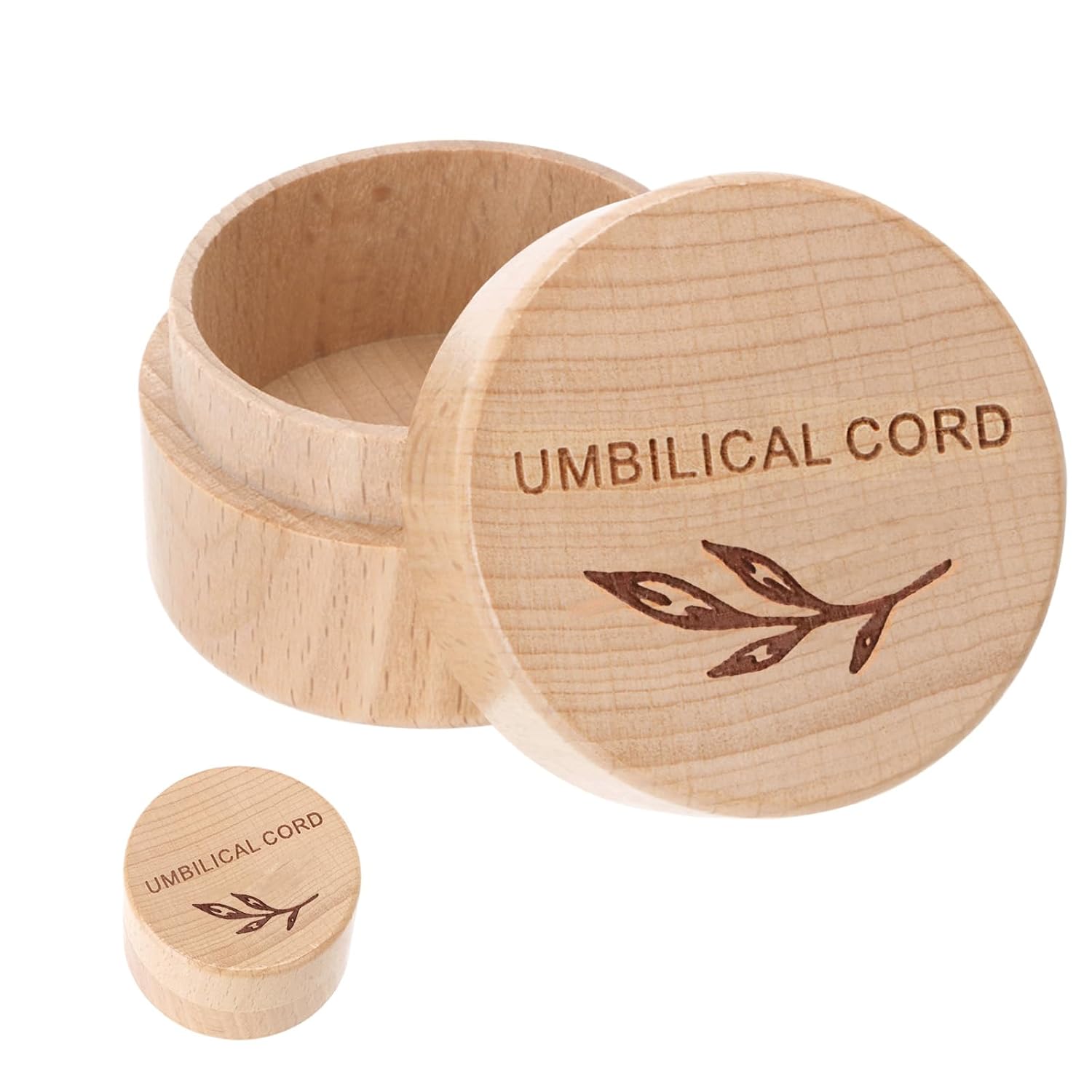 Umbilical Cord Keepsake Box Storage Baby Keepsake Box Carved with Umbilical Cord as Baby...