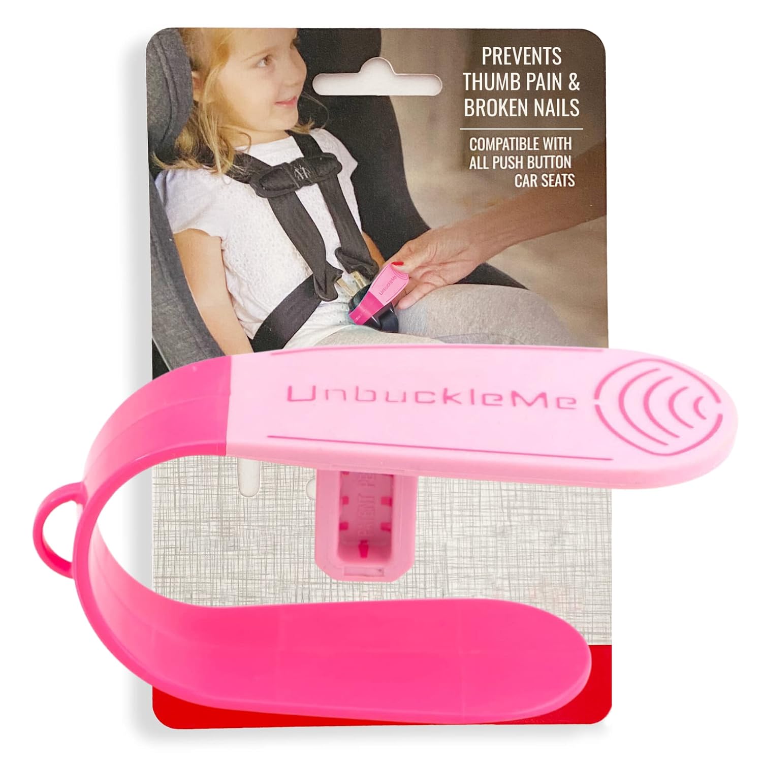 UnbuckleMe Car Seat Buckle Release Tool - Easy Opener Aid for Arthritis, Long Nails, Older... image