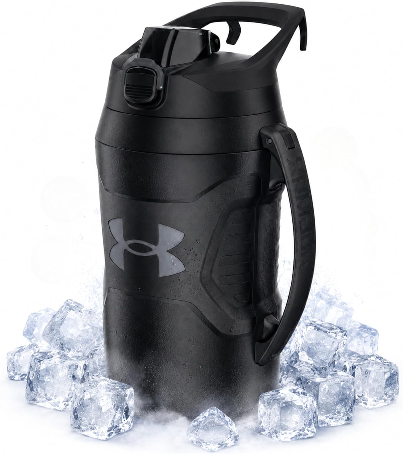 Under Armour Insulated Water Bottle with Handle & Fence Hook, Half Gallon Sports Water Jug...