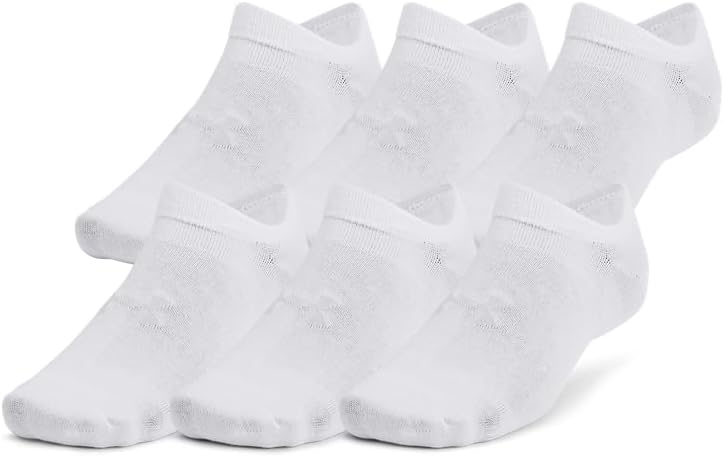 Under Armour Unisex Adult Essential No Show Socks (6-Pairs)