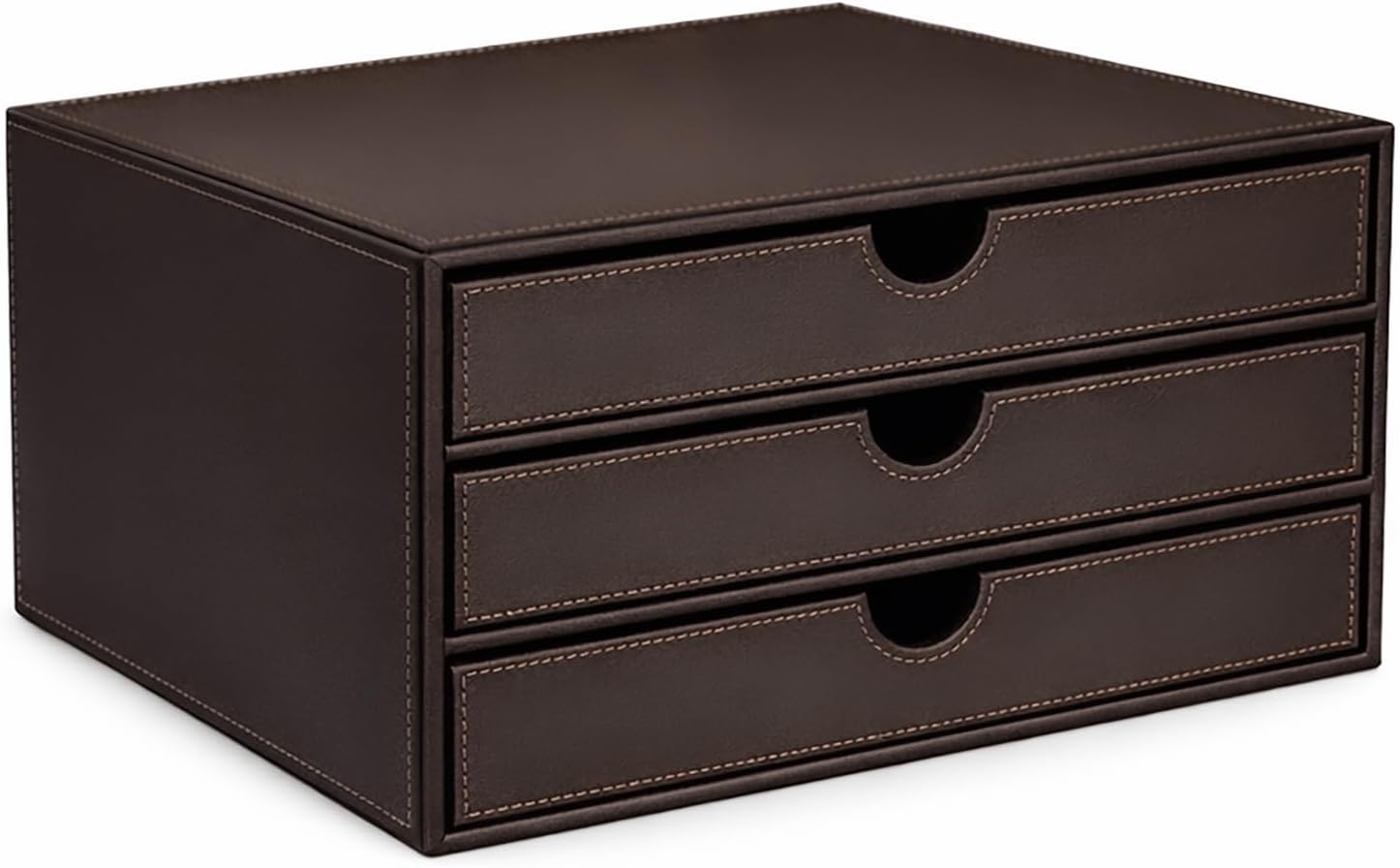UnionBasic Leather Desktop Drawer Organizer, File Cabinet Magazine Document Holder, Office...