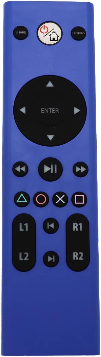 Universal Media Remote Control Compatible with PlayStation Media Remote (PS3/PS4/PS5)