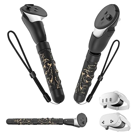 Upgraded Controller Extensions Gorilla Tag Long Arms for Meta Quest 3S/Quest 3 Beat Saber...