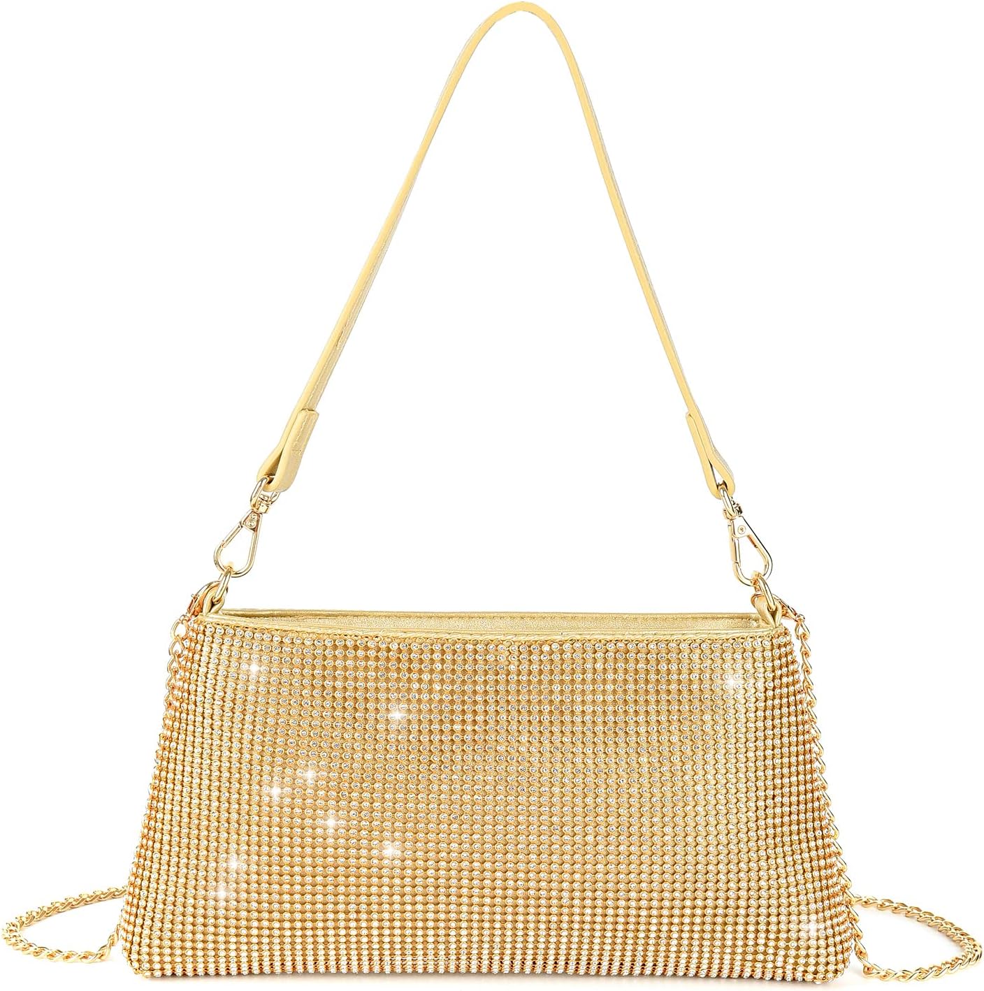 Valleycomfy Bling Evening Clutch Bag for Women Lady Girl Bride Rhinestone Purse For Prom...