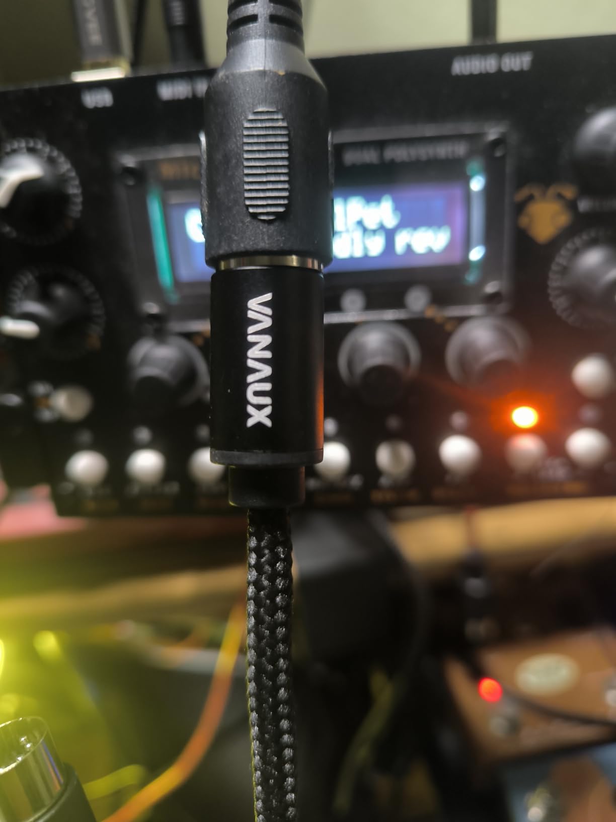 VANAUX MIDI Cable Male to Male 5-Pin MIDI Cable Compatible with MIDI Keyboard, Keyboard...