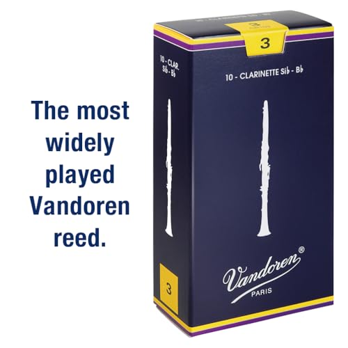 Vandoren CR103 Bb Clarinet Traditional Reeds Strength 3; Box of 10 image