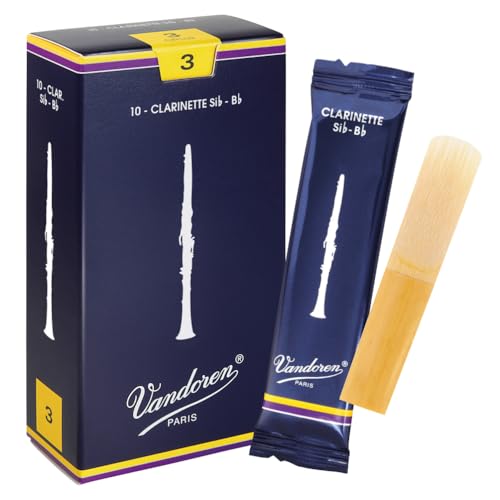 Vandoren CR103 Bb Clarinet Traditional Reeds Strength 3; Box of 10 image