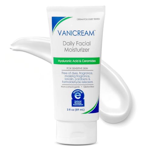 Vanicream Daily Facial Moisturizer With Ceramides and Hyaluronic Acid - Formulated Without...