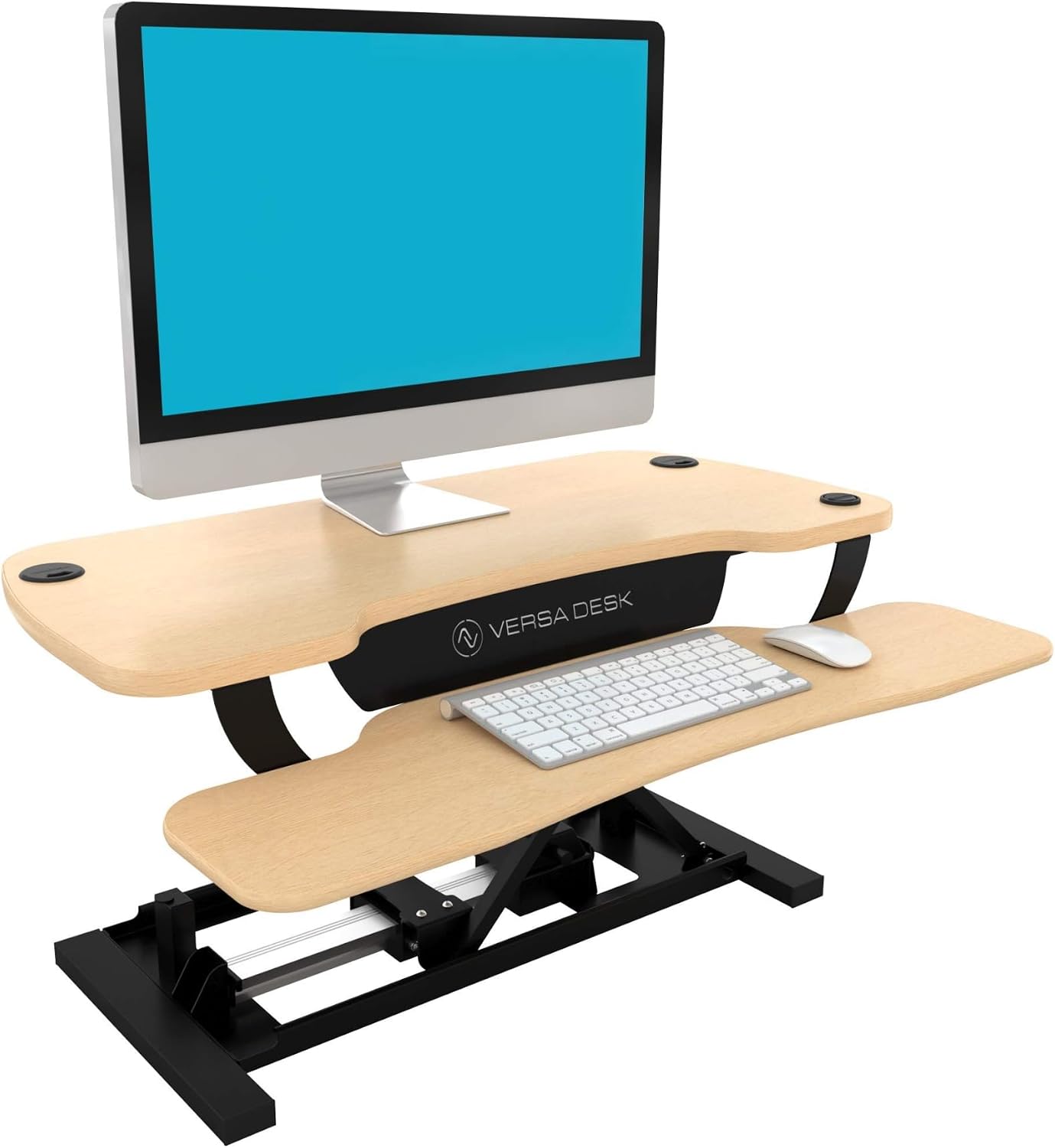 VERSADESK PowerPro 48" Electric Desktop Riser, 48 Inch Sit to Stand Height Adjustable Desk...