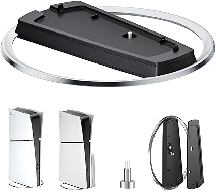 Vertical Stand for P5 PRO/ P5/P5 Slim Console Disc and Digital with Screw, Non-Slip Base...