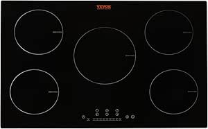 VEVOR Built-in Induction Electric Stove Top 30 Inch,5 Burners Electric Cooktop,9 Power...