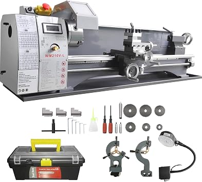 VEVOR Metal Lathe, 8.3'' x 29.5'' Benchtop Metal Lathe 0-2500 RPM Continuously Variable... image