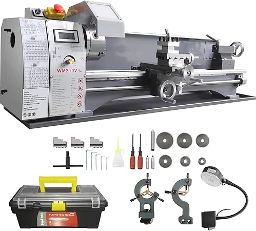 VEVOR Metal Lathe, 8.3'' x 29.5'' Benchtop Metal Lathe 0-2500 RPM Continuously Variable... image