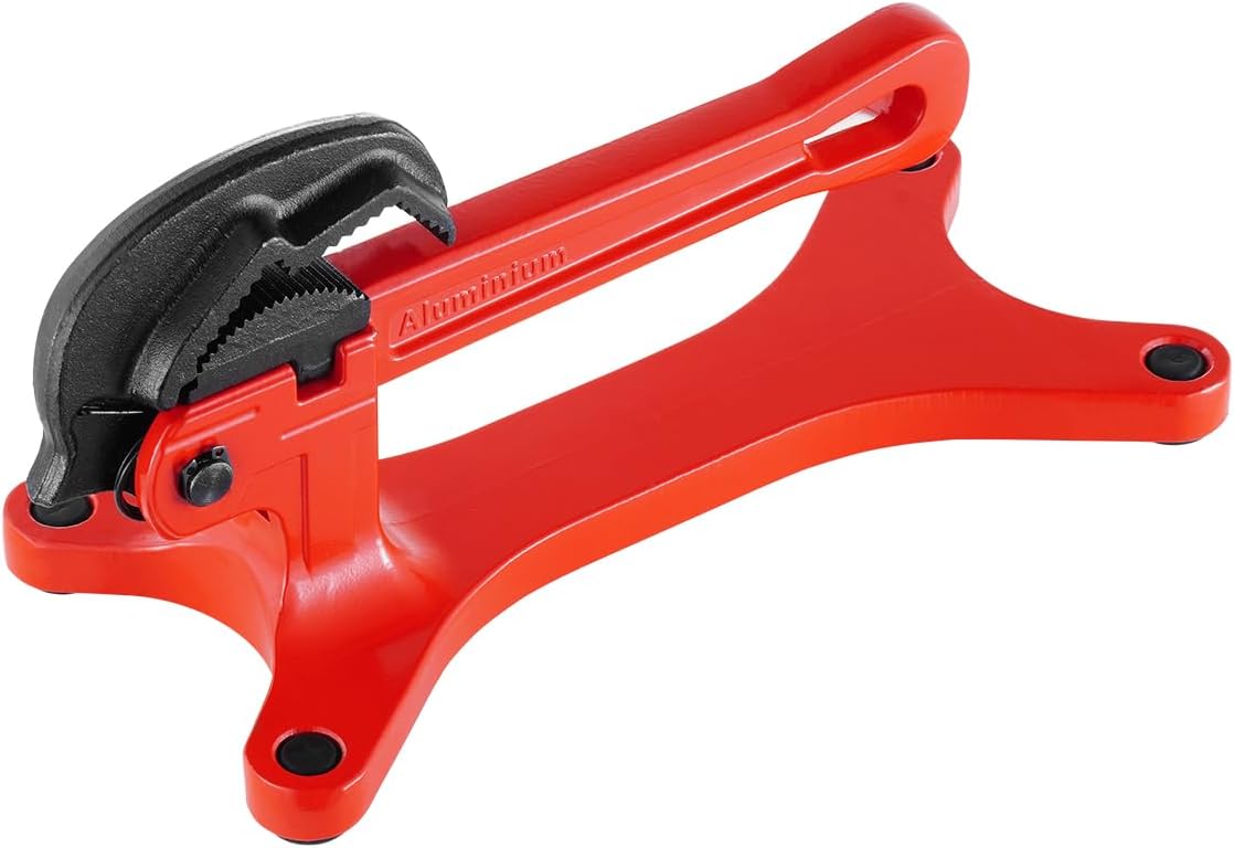 VEVOR Portable Pipe Vise, Lightweight Aluminum Pipe Clamp for 1/8" to 1-1/2" Pipe, Quick...