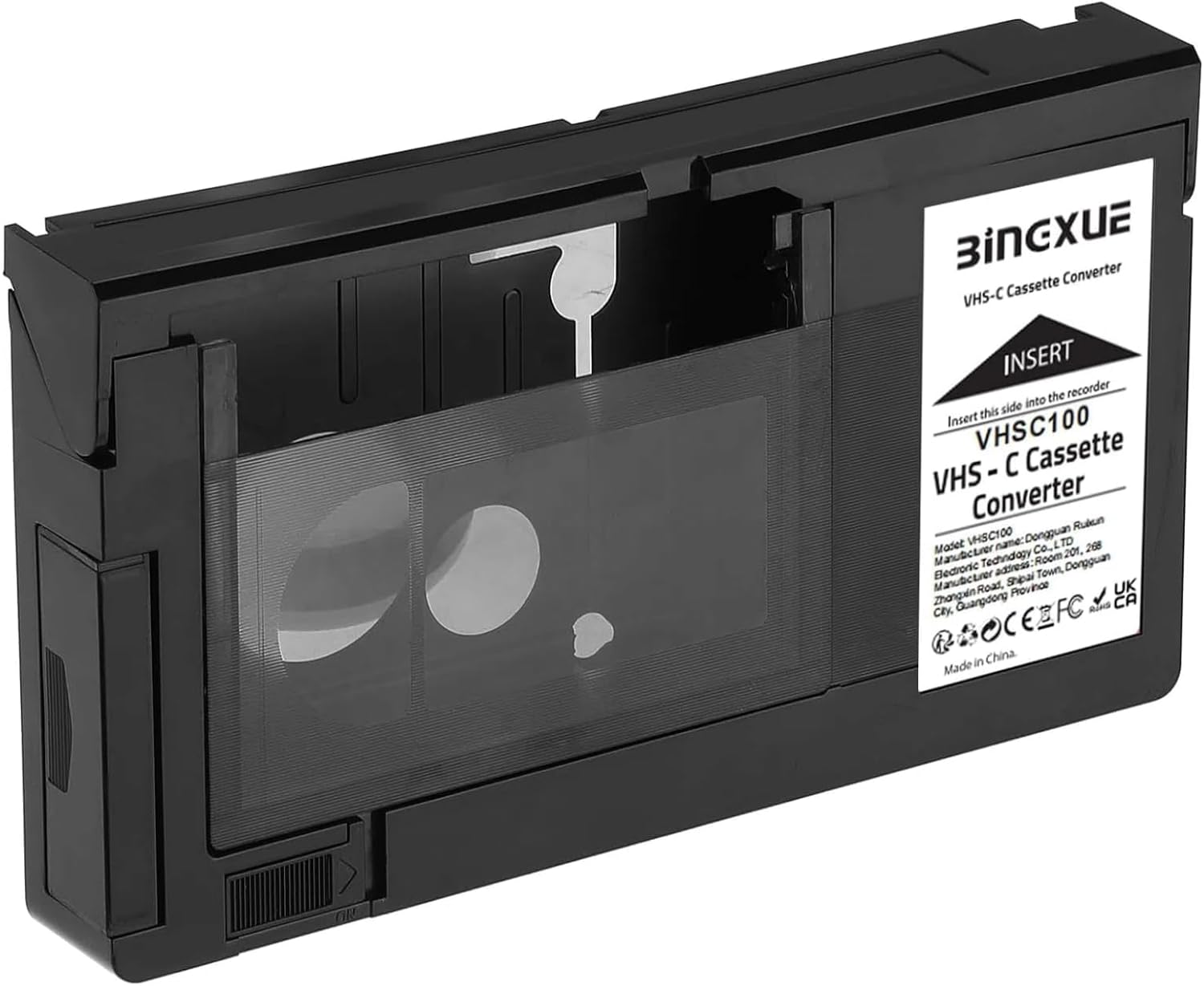 VHS C Cassette Adapter for Camcorders SVHS VHS-C to VHS, Compatible 12mm Tapes, Motorized...