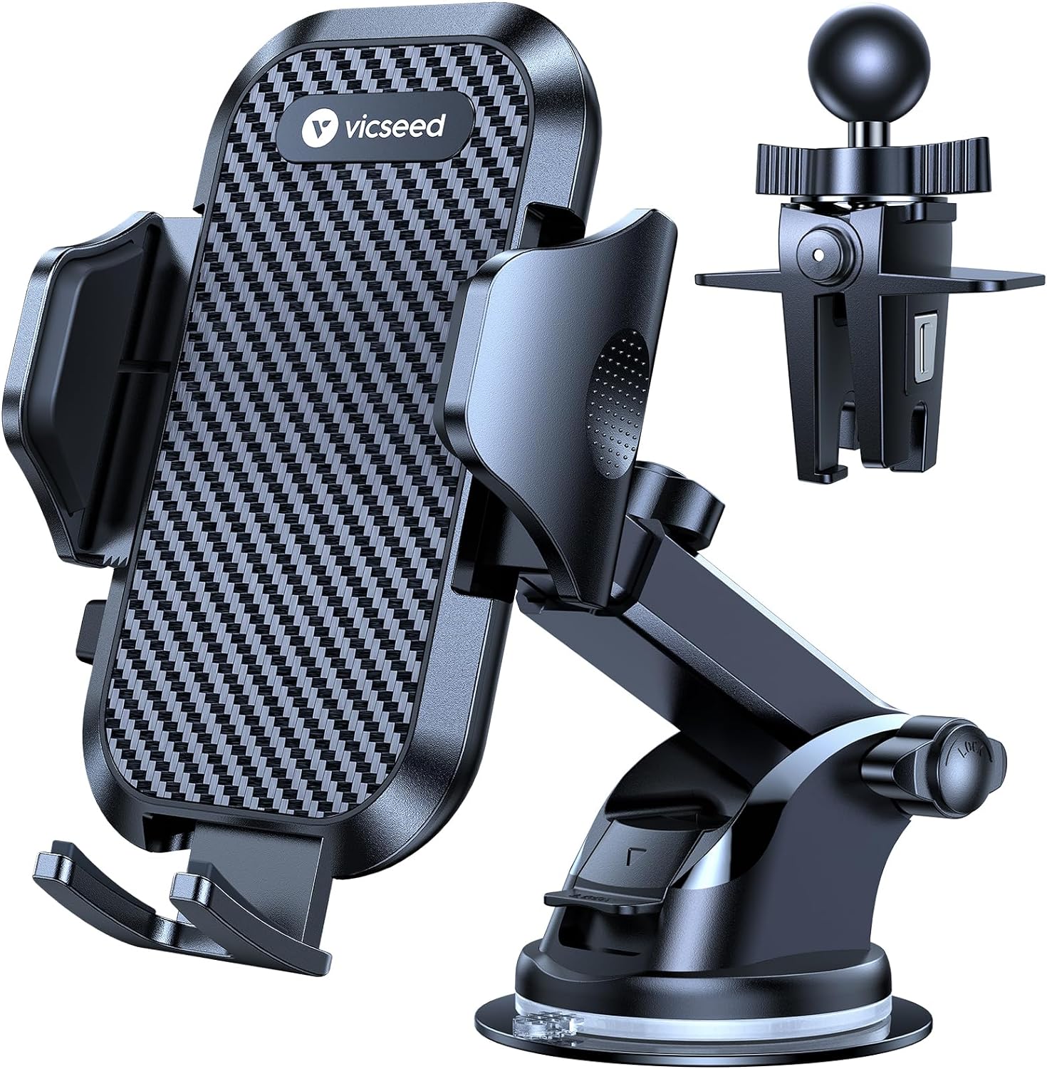 VICSEED 2026 Ultimate Sturdy Car Phone Holder [Upgraded 95+LBS Strongest Suction] Universal...