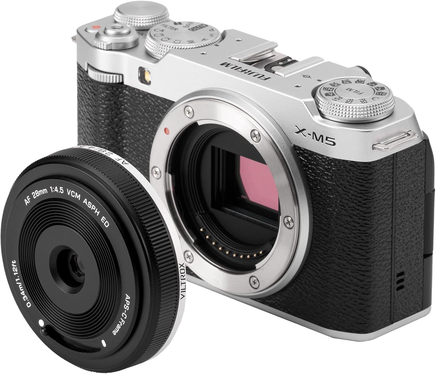 VILTROX 28mm f4.5 Pancake Lens Fuji x, AF 28mm f4.5 X Mount Lens for Fujifilm, Fixed...