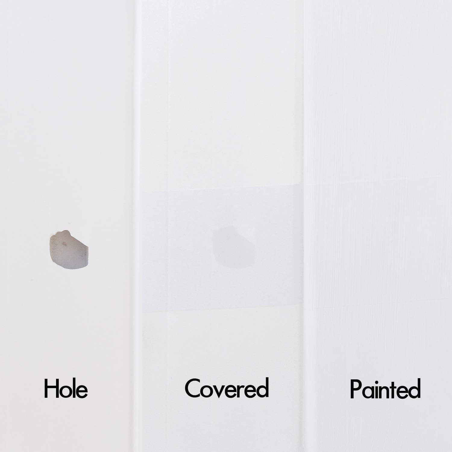 Vinyl Siding Repair Kit, Cover Any Cracks, Holes, or Blemishes on Vinyl Siding (12 Patches)