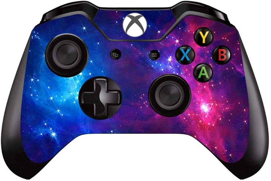 Vinyl Skin Sticker Decal Cover for Microsoft Xbox One Controller Remote - Purple Galaxy...
