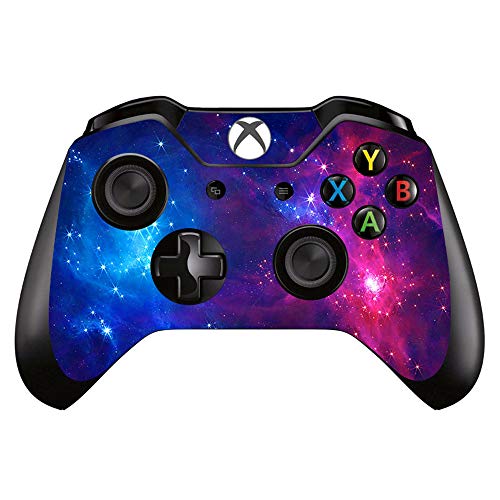 Vinyl Skin Sticker Decal Cover for Microsoft Xbox One Controller Remote - Purple Galaxy... image