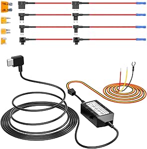VIOFO HK4 Hardwire Kit with 8pcs Full Set Circuit Fuse Tap, Type-C Port, for A329...
