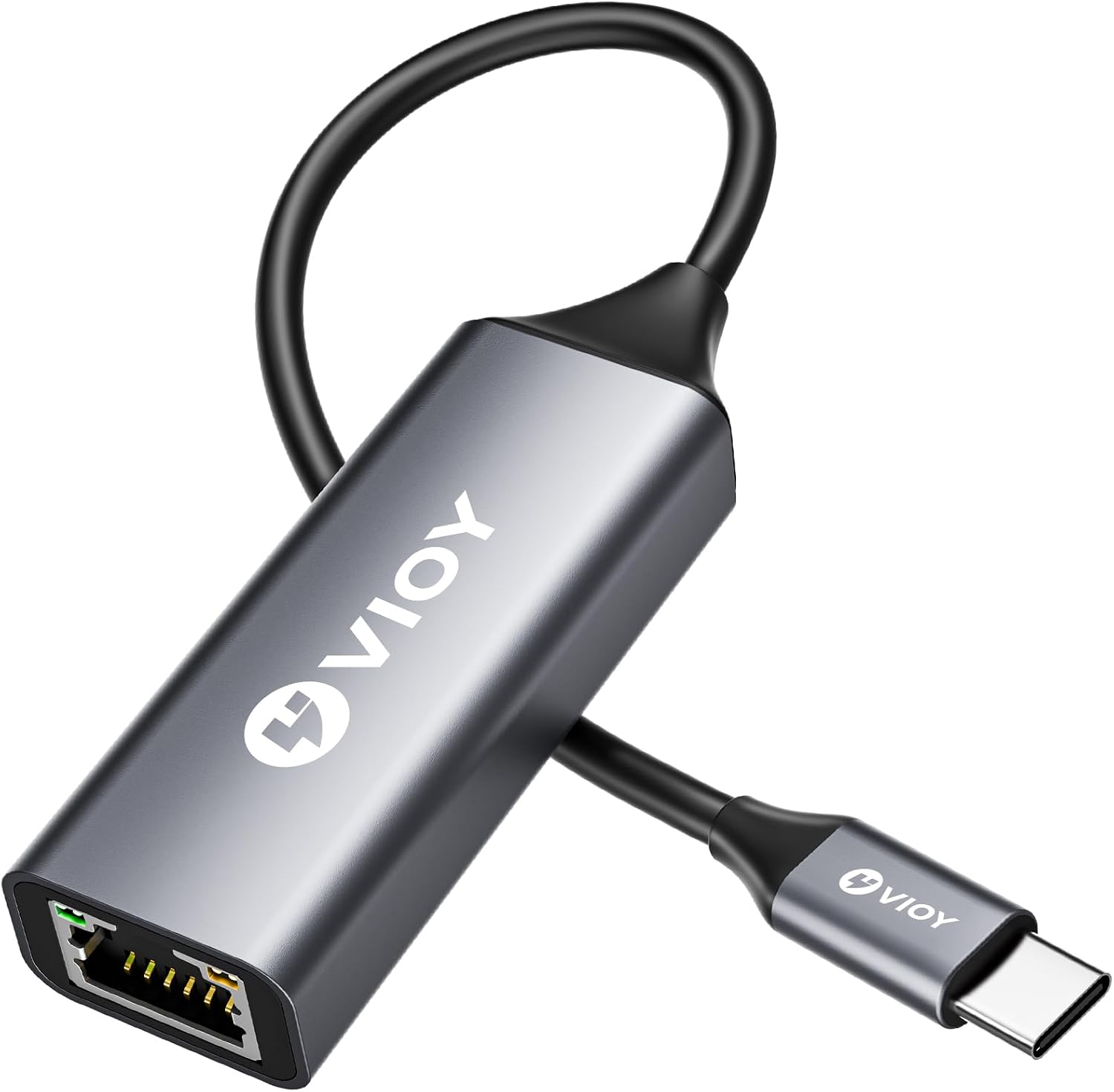 VIOY USB C to Ethernet Adapter, 1Gbps RJ45 to USB C Network Adapter, Portable Type C to...