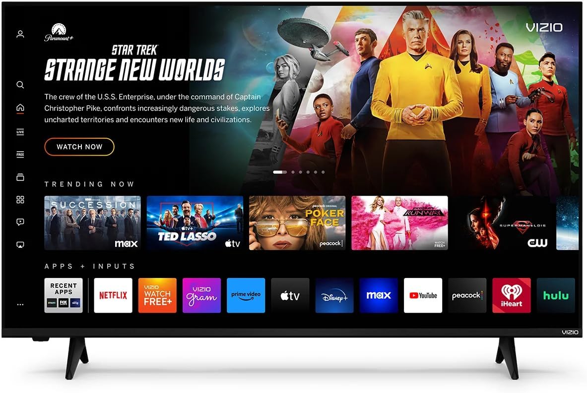 VIZIO 43 Inch FHD Smart TV Full Array LED, HDR10, Bluetooth Compatible, Works with AirPlay 2...
