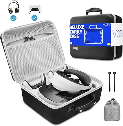 VORI Carrying Case for PSVR2 Gaming Headset and Touch Controllers Accessories, Portable...