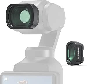 VRIG 10X Macro Lens Compatible with DJI Osmo Pocket 4/ Pocket 3, Close Up Macro Photography...
