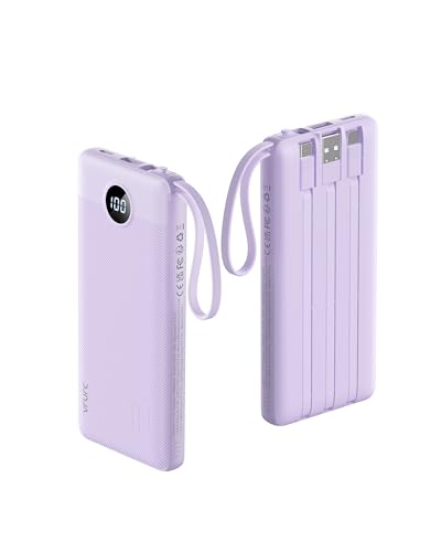 VRURC Portable Charger Power Bank, USB C Battery Pack 10000mAh, Flight-Safe Travel... image