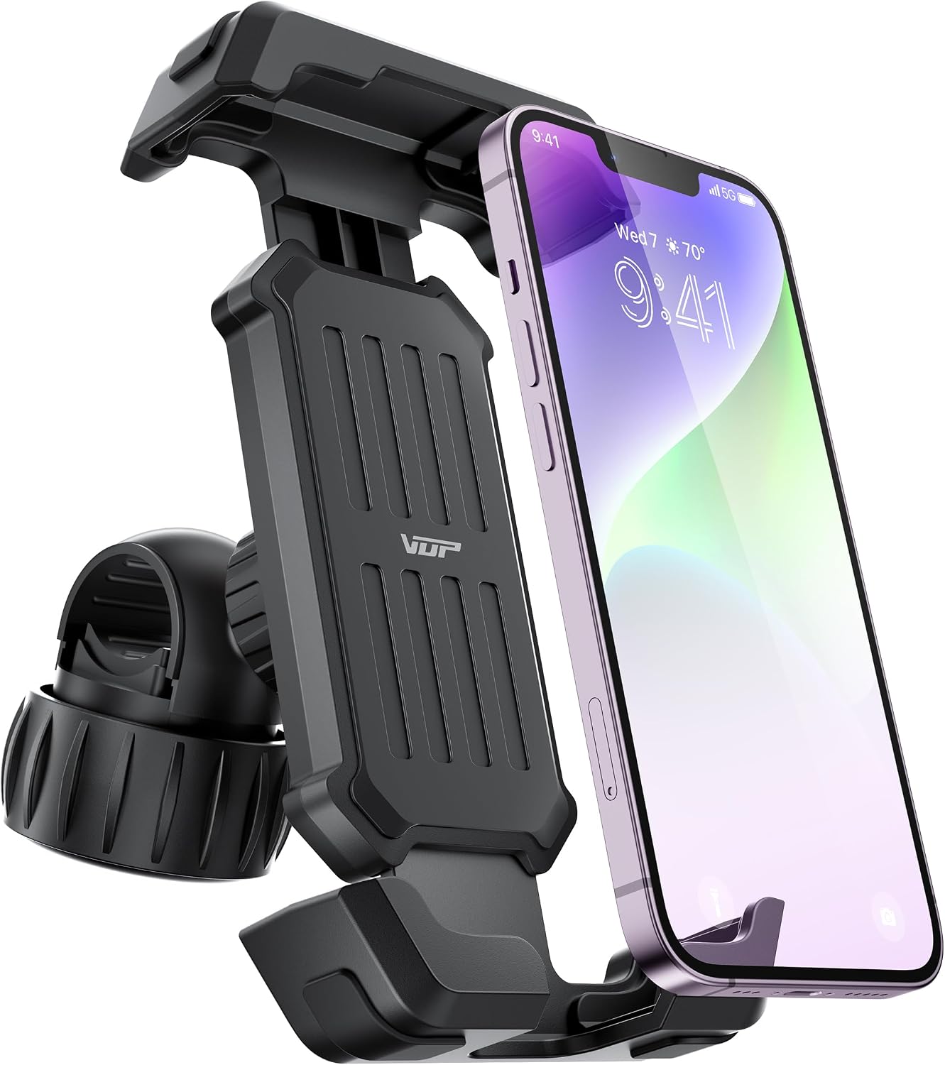 VUP Bike Phone Holder,Motorcycle Phone Mount,Bicycle Phone Mount Handlebar Cell Phone Clamp...