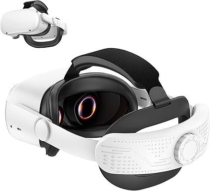 VZNEK Comfort Head Strap for Meta Quest 2,Elite Strap Replacement with Enhanced Comfort...