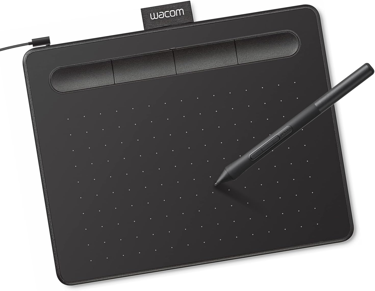Wacom Intuos Small Graphics Drawing Tablet, Includes Training & Software; 4 Customizable...