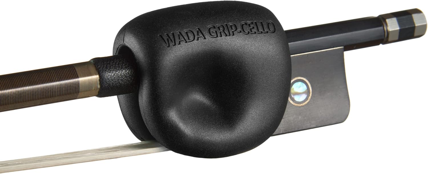 WADA Cello Bow Grip Aid: A Correct Bow Hand without Strain. A Second to Attach to the Bow...