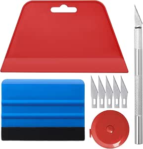 Wallpaper Tools Kit for Peel and Stick Wallpaper – Squeegee Scraper Utility Knife Seam...