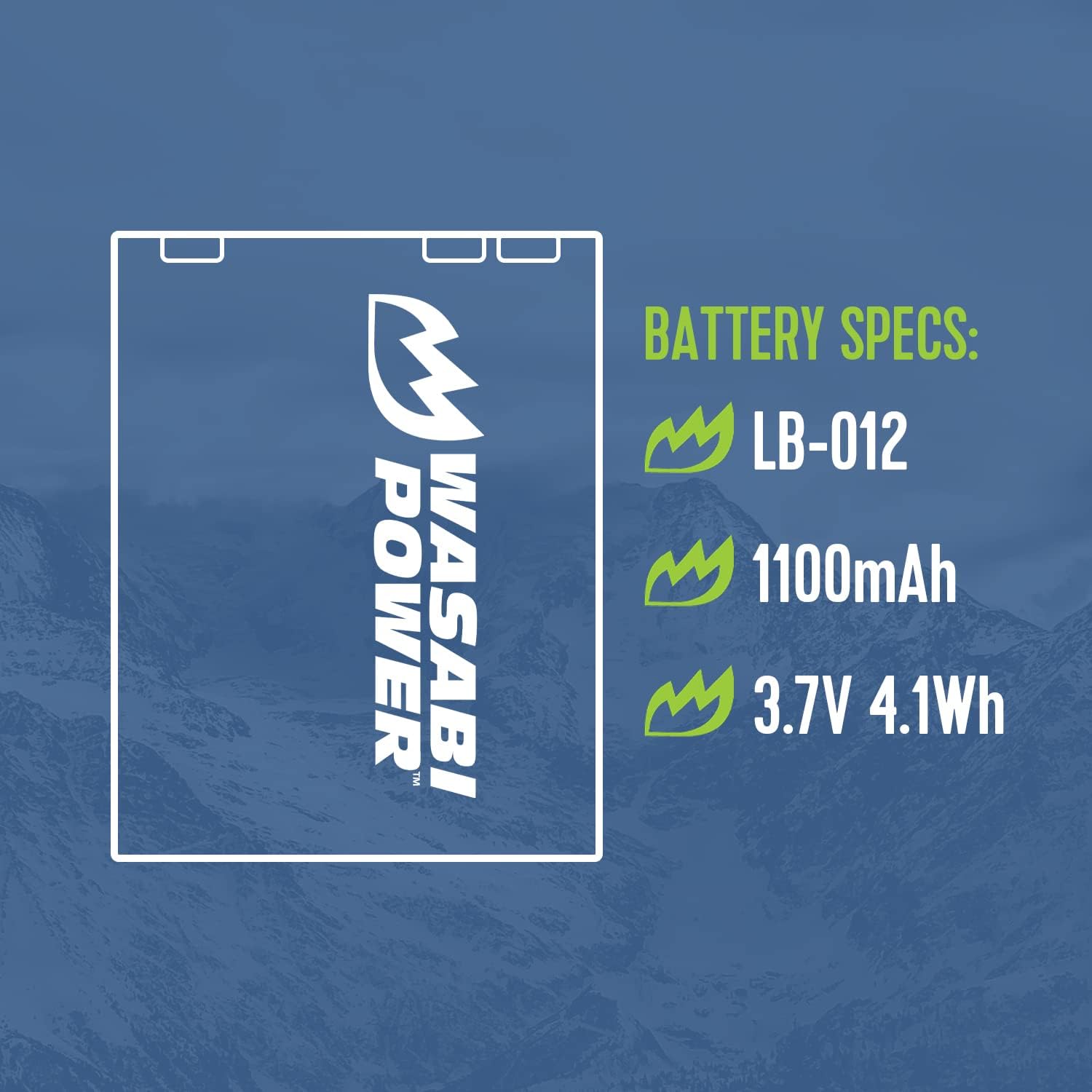 Wasabi Power Battery (2-Pack) and Charger for Kodak KLIC-7006, LB-012 and Kodak PIXPRO FZ55...