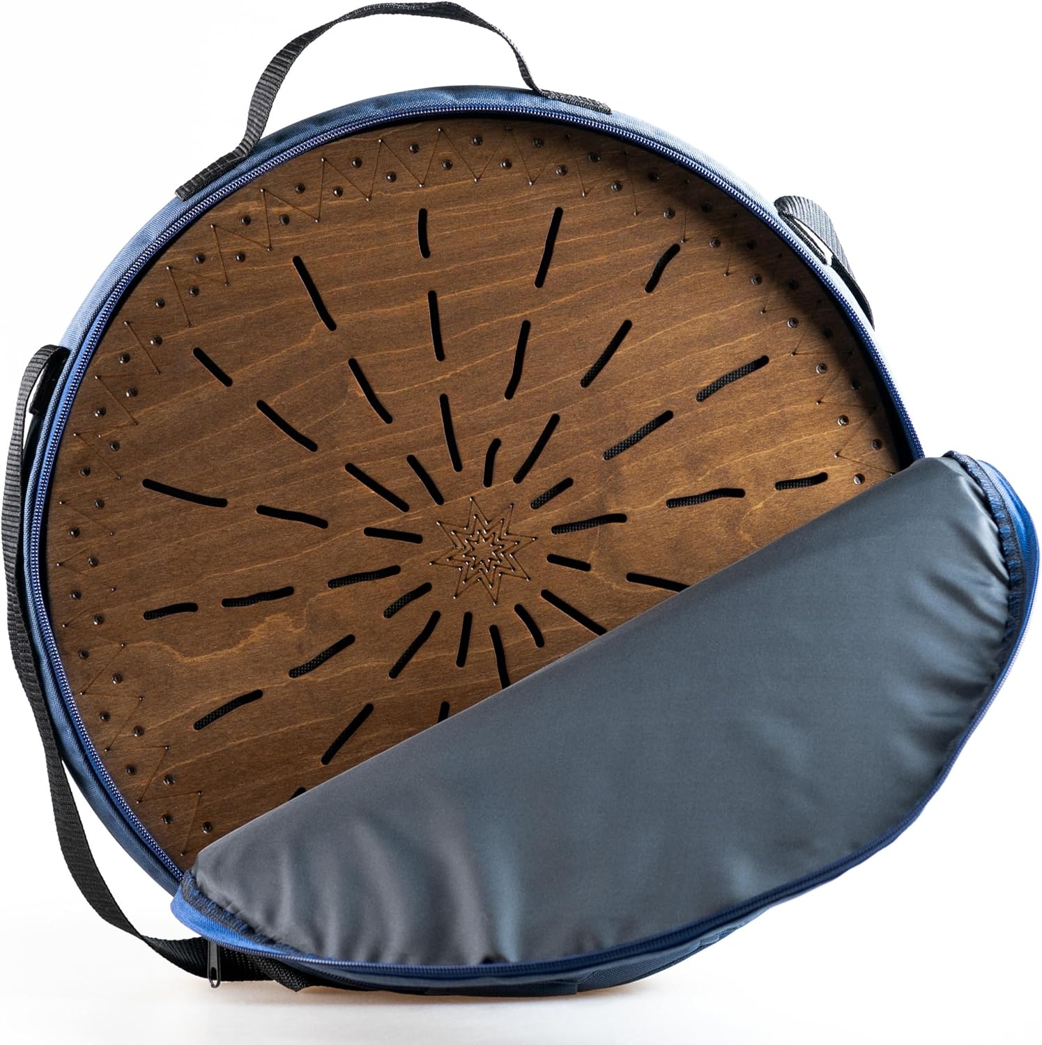 Water-Fall Disc — Wooden Ocean Drum, Geyser, 16" (40 cm) | Long Water Ambience for Sound...