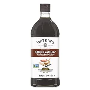 Watkins All Natural Original Gourmet Baking Vanilla, 32 fl. oz. Economy Sized Bottle, 1... image